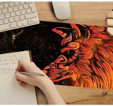 Tapis de souris original visage d'animal ardent - TenStickers