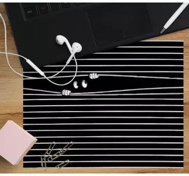 Tapis de souris original yeux curieux qui espionnent - TenStickers