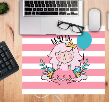 Tapis de souris princesse mignonne illustration - TenStickers