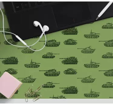 tapis de souris style original Chars de guerre - TenStickers