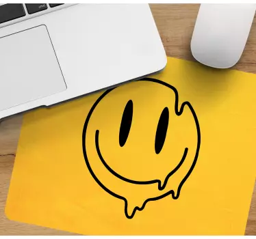 Tapis de souris style original Icône smiley liquide - TenStickers