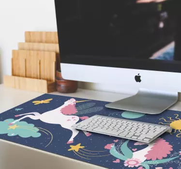 XXL tapis de souris style original Licornes - TenStickers