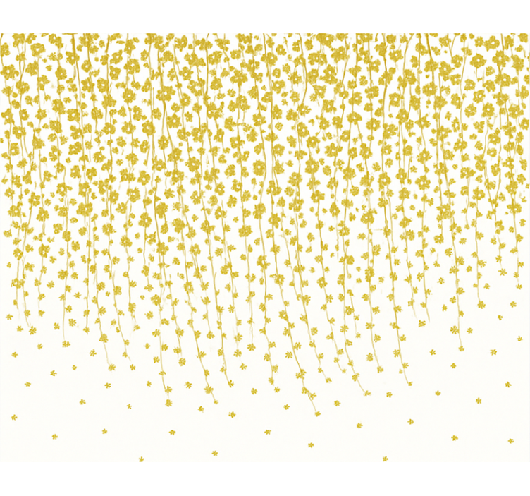 Store enrouleur salle de bain cascade de fleurs - TenStickers