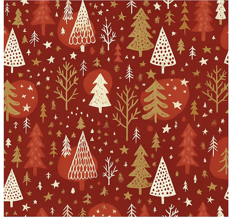 Store enrouleur salon icônes festives vertes - TenStickers