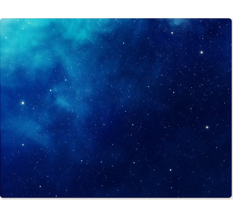 Store enrouleur chambre ado étoile de la galaxie bleue - TenStickers