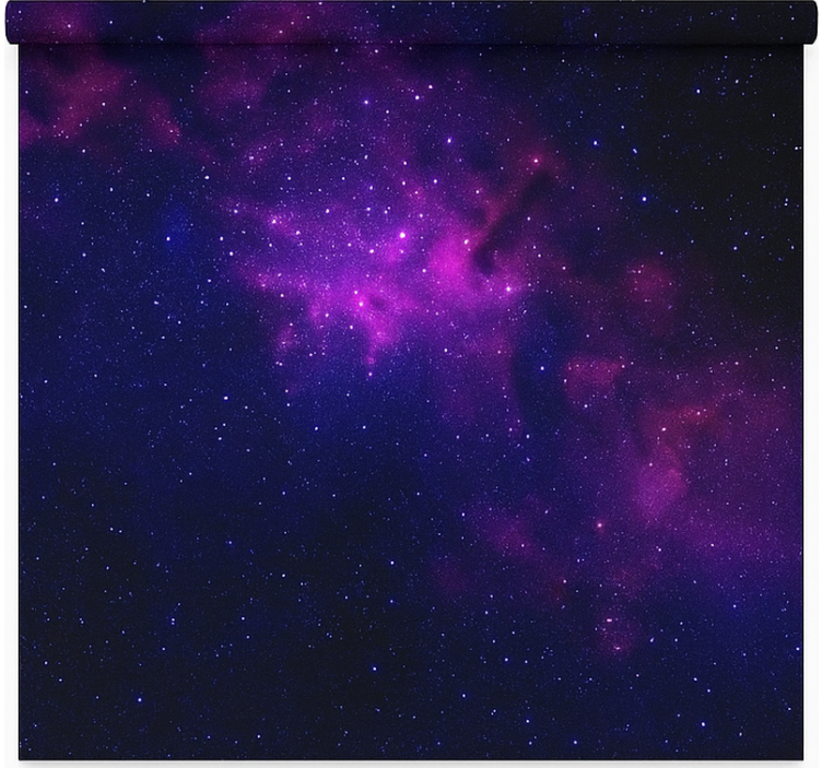 Store enrouleur chambre ado étoile de galaxie violette - TenStickers