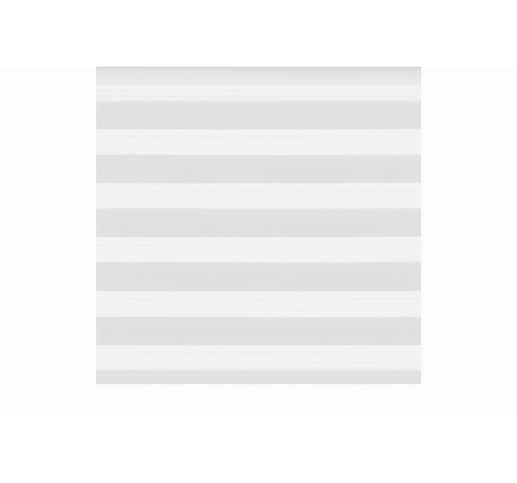 Store salle à manger rayures blanches transparentes - TenStickers