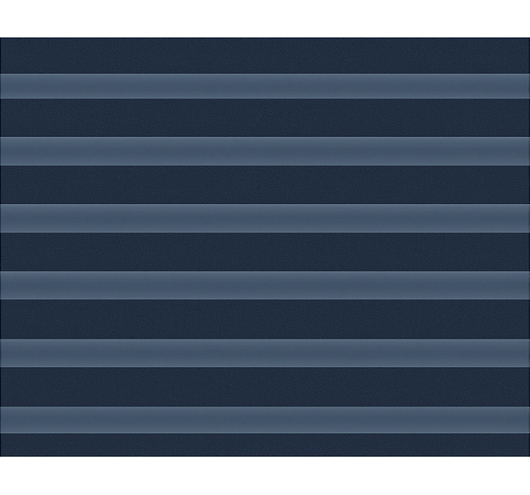 Store enrouleur salle à mange rayures bleu marine nuit - TenStickers