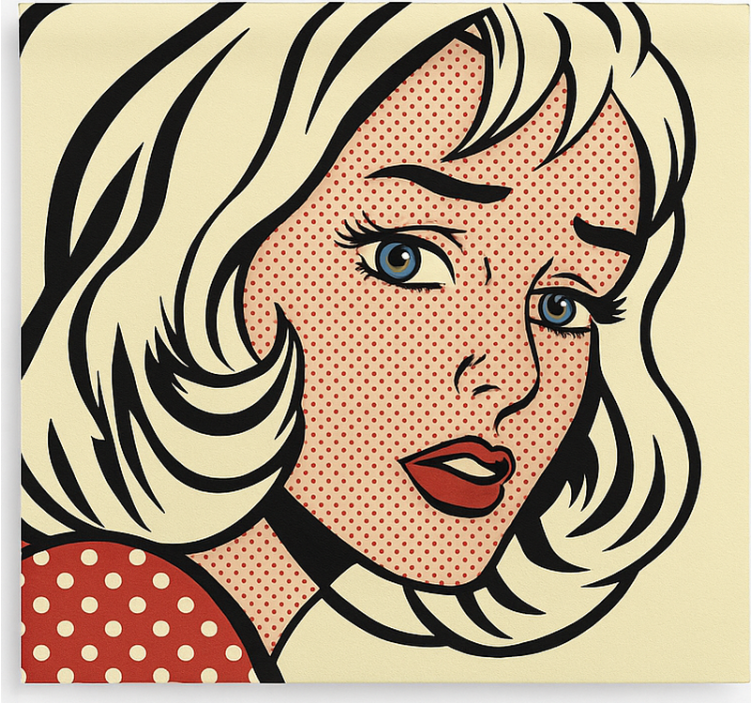 Store enrouleur chambre ado fille pop art - TenStickers