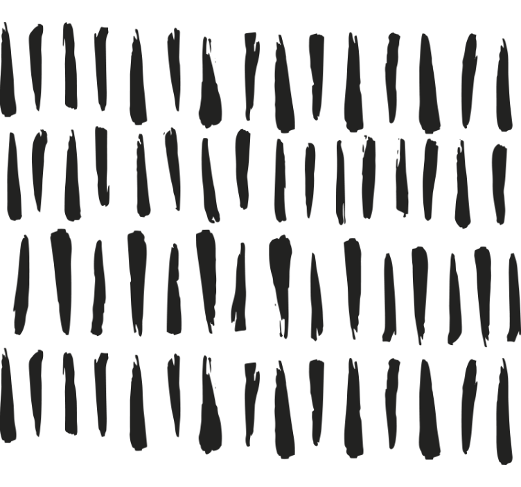 Store enrouleur salle de bain rayures noires élégantes - TenStickers