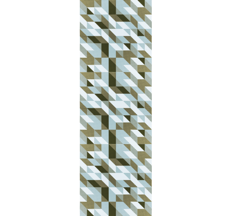 Store enrouleur bureau triangles modernes - TenStickers