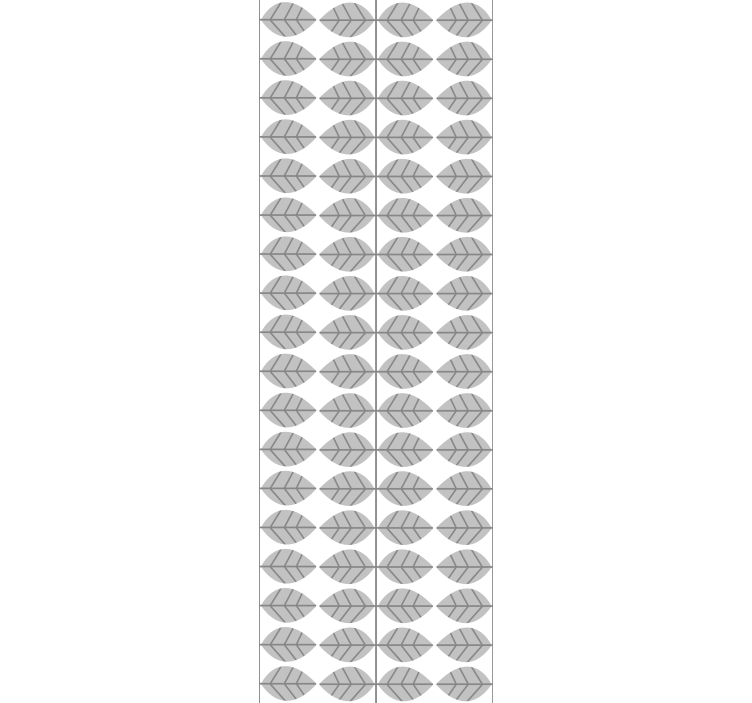 Store enrouleur salle à manger feuillage élégant - TenStickers