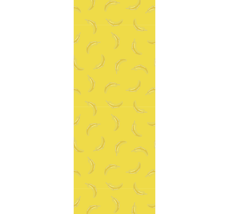 Store enrouleur cuisine jaune pantone bananas - TenStickers
