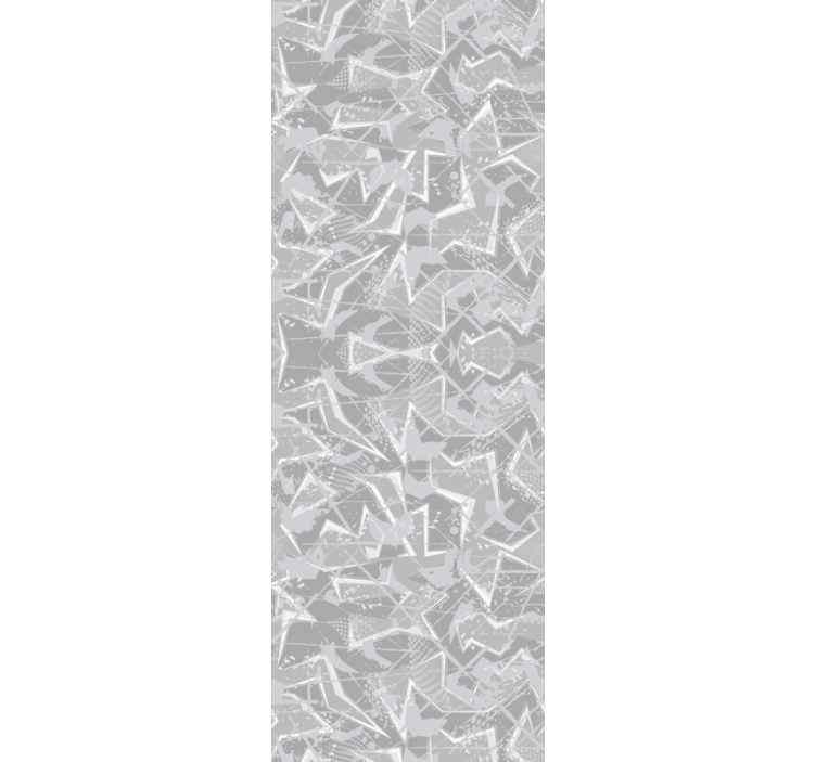 Store enrouleur salle à manger graphiques fins gris 80's - TenStickers