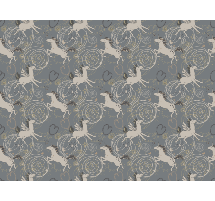 Store enrouleur chambre enfant licornes sautillantes - TenStickers