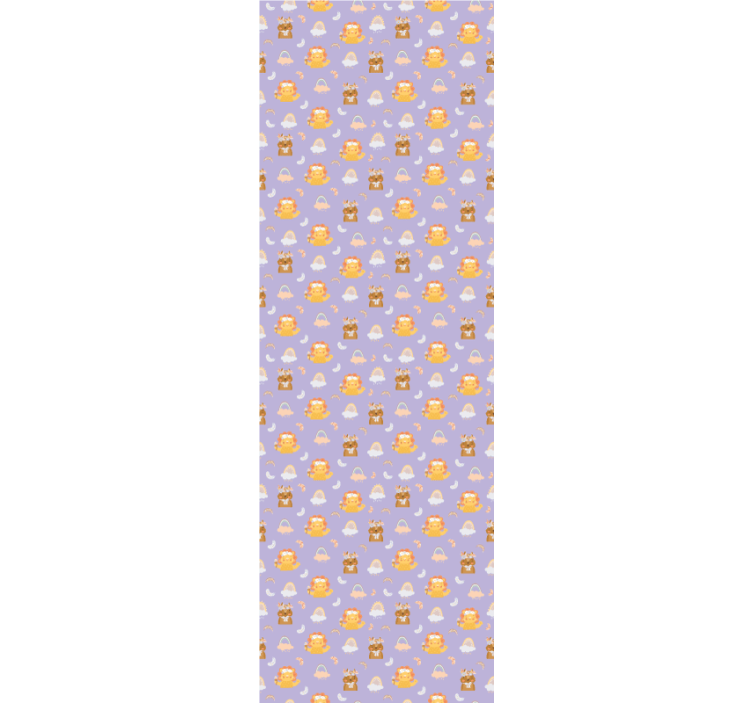 Store enrouleur chambre enfant animaux et arcs-en-ciel - TenStickers