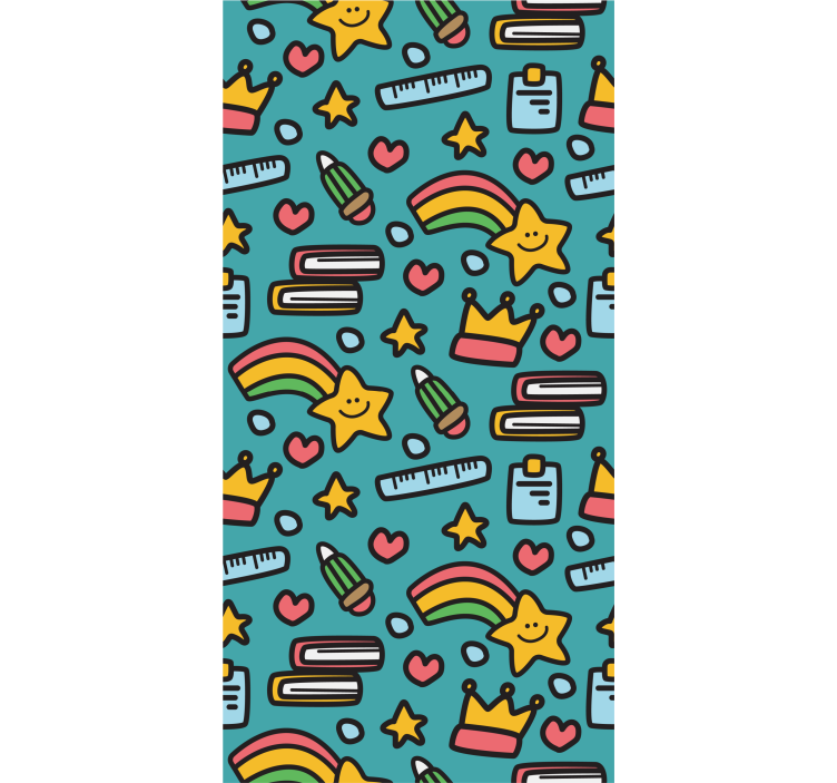 Store enrouleur chambre enfant motif enfantin kawaii - TenStickers