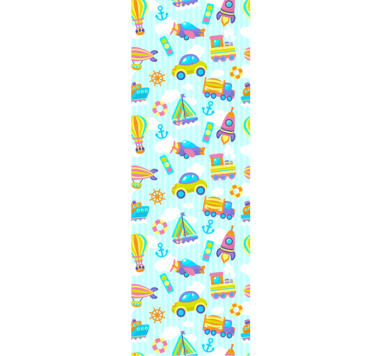 Store enrouleur chambre enfant design mignon voitures - TenStickers