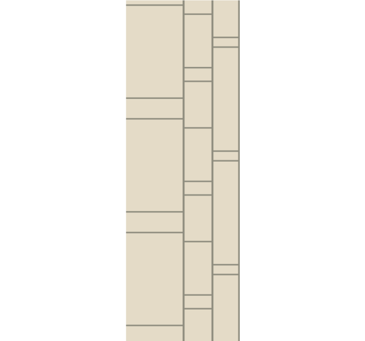 Store enrouleur bureaux motif blocs contemporain - TenStickers