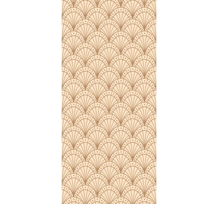 Store enrouleur bureaux motif élégant de ventilateur - TenStickers