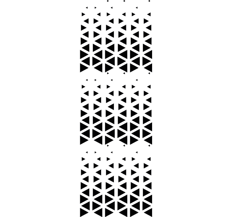 Store enrouleur bureaux effet ombre géométrique - TenStickers