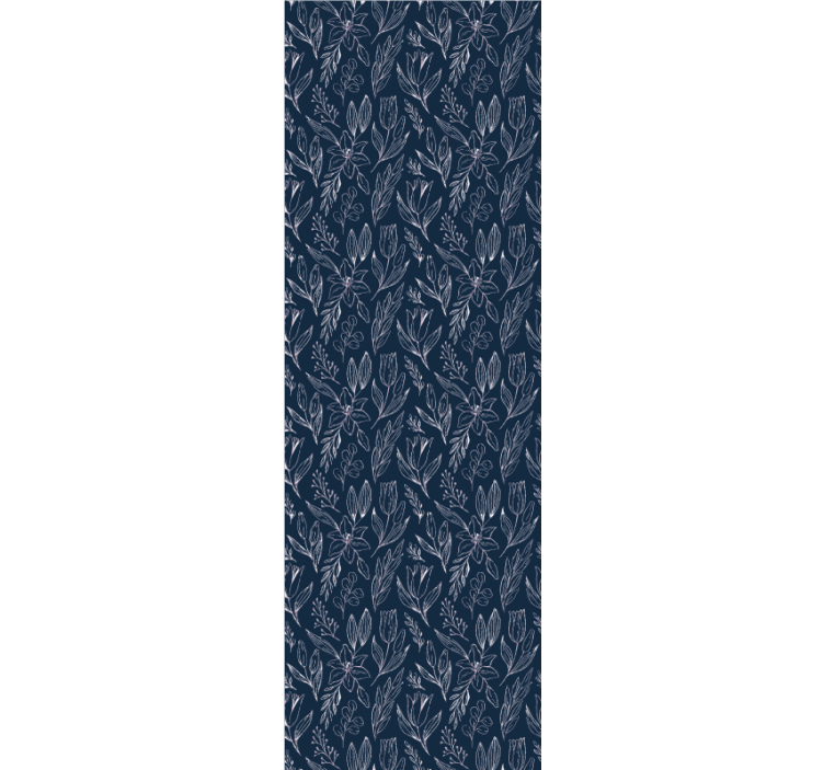 Store enrouleur bureaux motif floral de lys - TenStickers