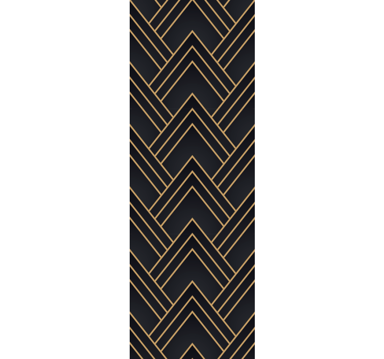 Store enrouleur bureaux cascade géométrique - TenStickers