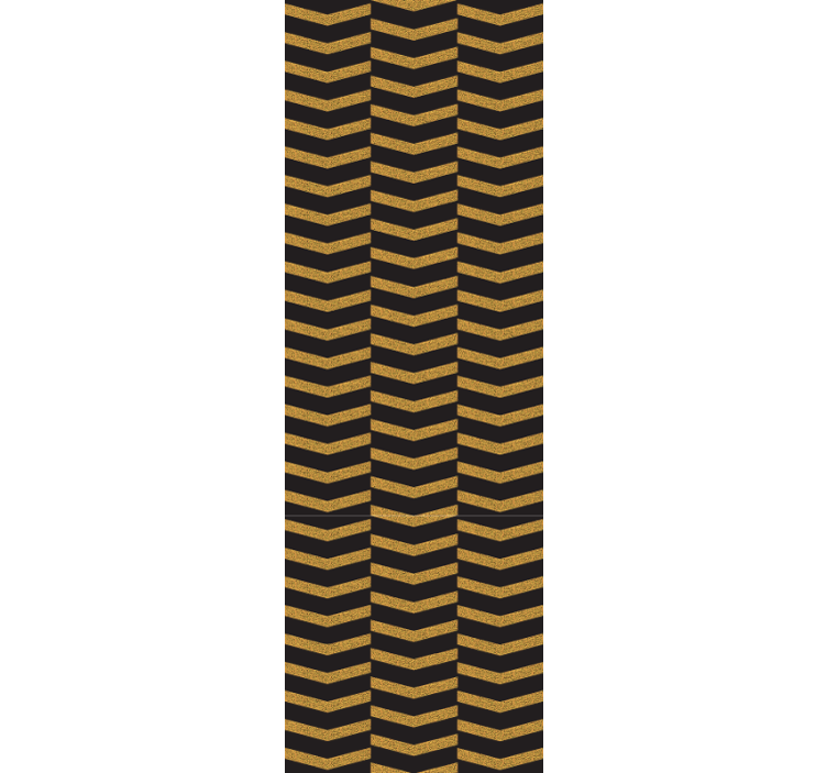 Store enrouleur bureaux lignes dorées marbrées - TenStickers