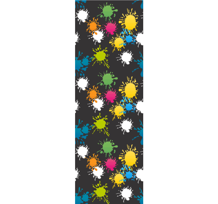 Store enrouleur chambre ado fête des couleurs - TenStickers