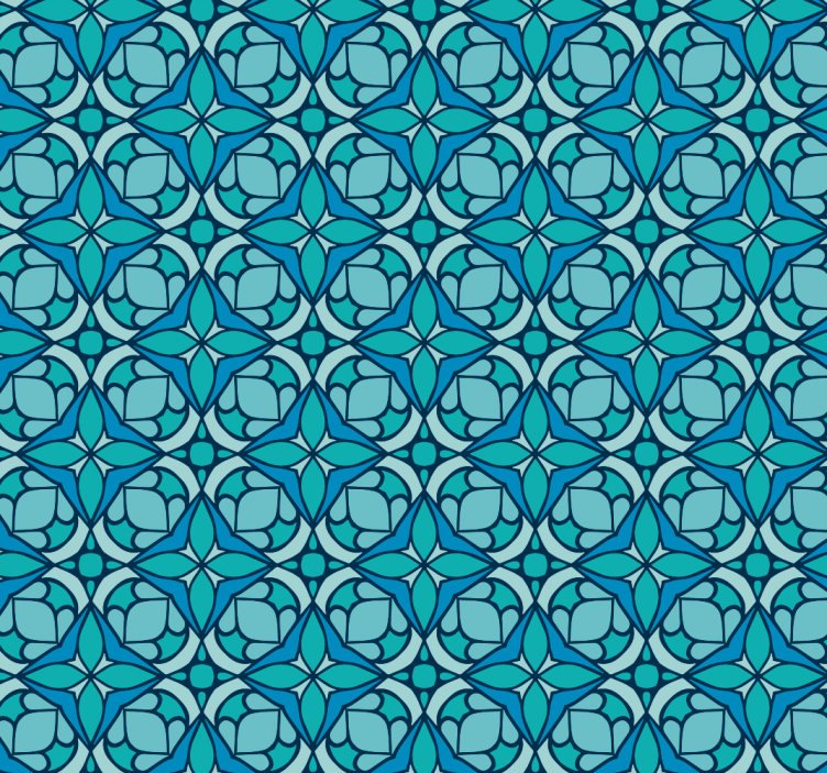 Store enrouleur salle de bain bleu - TenStickers