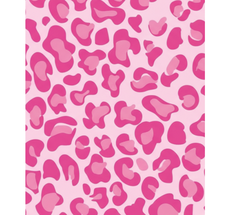 Store enrouleur rose imprimé léopard - TenStickers