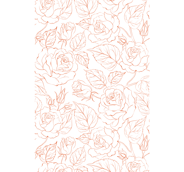 Store enrouleur rose motifs roses délicats - TenStickers