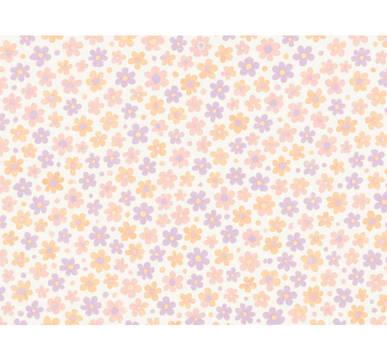Store enrouleur rose fleurs pastel petites - TenStickers
