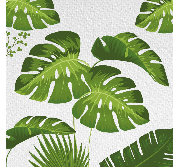 Store enrouleur salon feuille de monstera - TenStickers