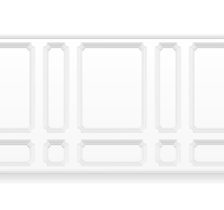 Store enrouleur blanc à motifs classiques - TenStickers