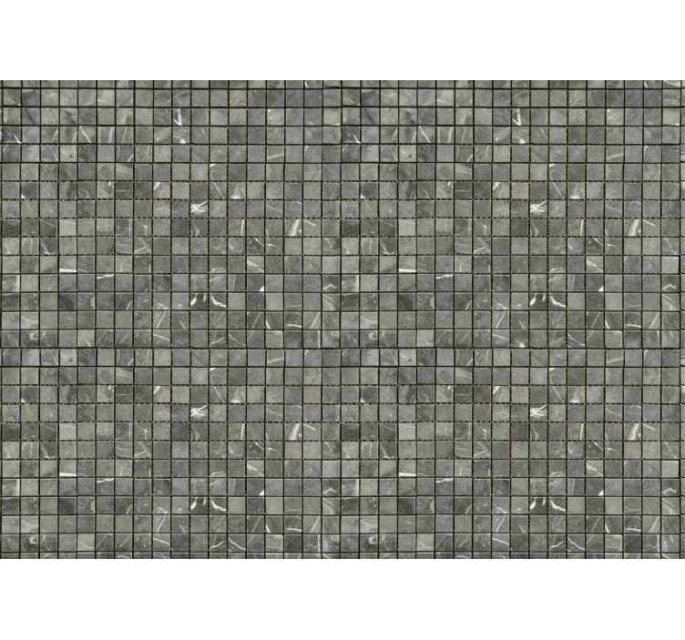 Store enrouleur gris carreaux noirs - TenStickers