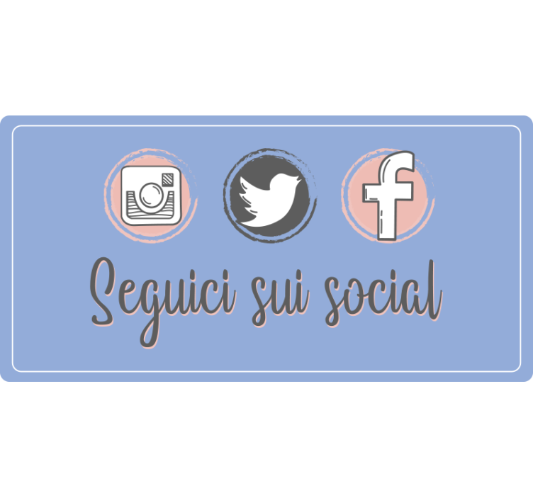 Store enrouleur violet publicité sur les réseaux sociaux - TenStickers