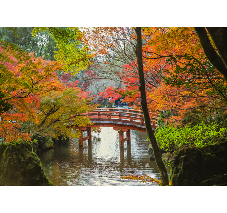 Store enrouleur salon jardin japonais - TenStickers