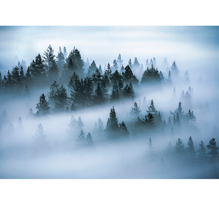 Store enrouleur salon brume matinale - TenStickers