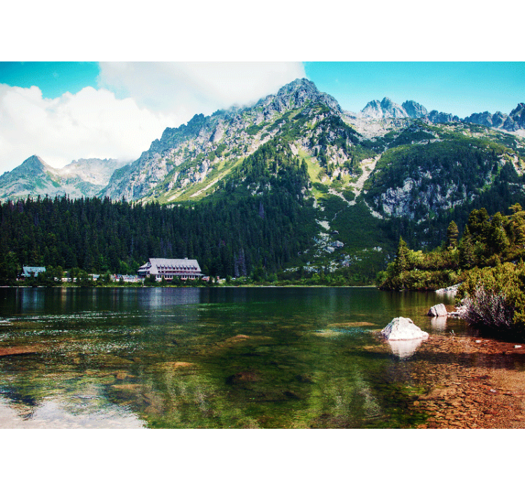 Store enrouleur salon lac des tatras polonais - TenStickers