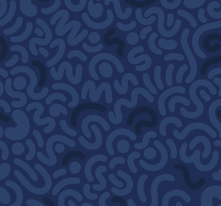 Store enrouleur bleu abstrait marine - TenStickers