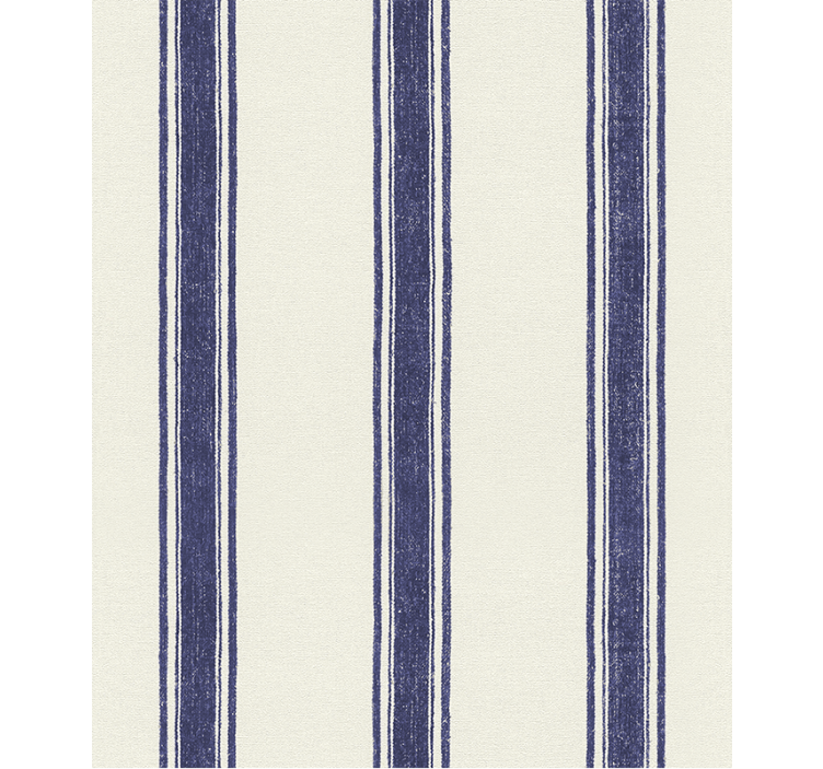 Store enrouleur bleu à rayures verticales bleu marine - TenStickers