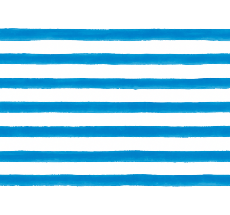Store enrouleur bleu barres aquarelle - TenStickers