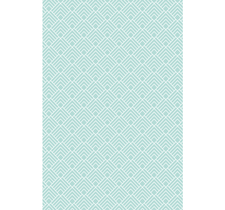 Store enrouleur bleu lignes zigzag bleu clair - TenStickers