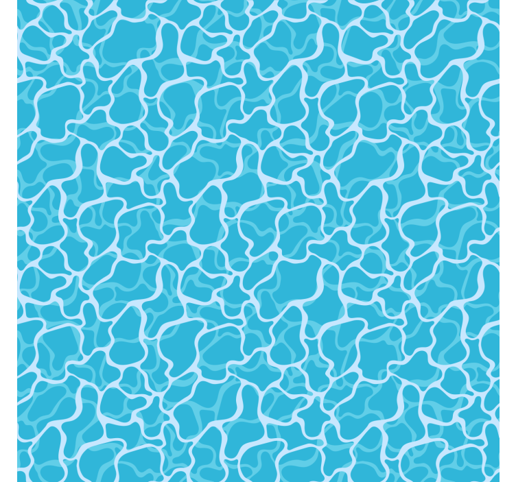Store enrouleur bleu motifs abstraits fluides - TenStickers