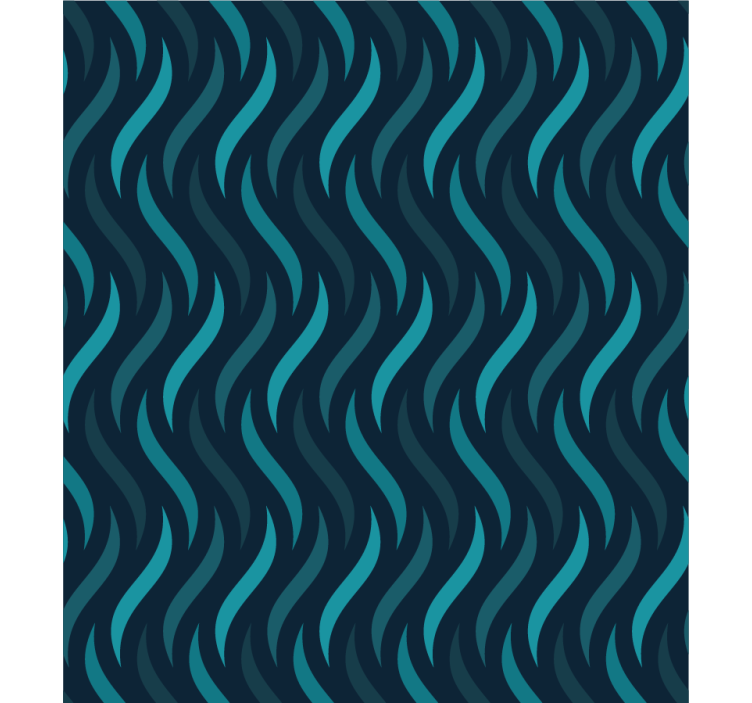 Store enrouleur bleu texture ondulée - TenStickers