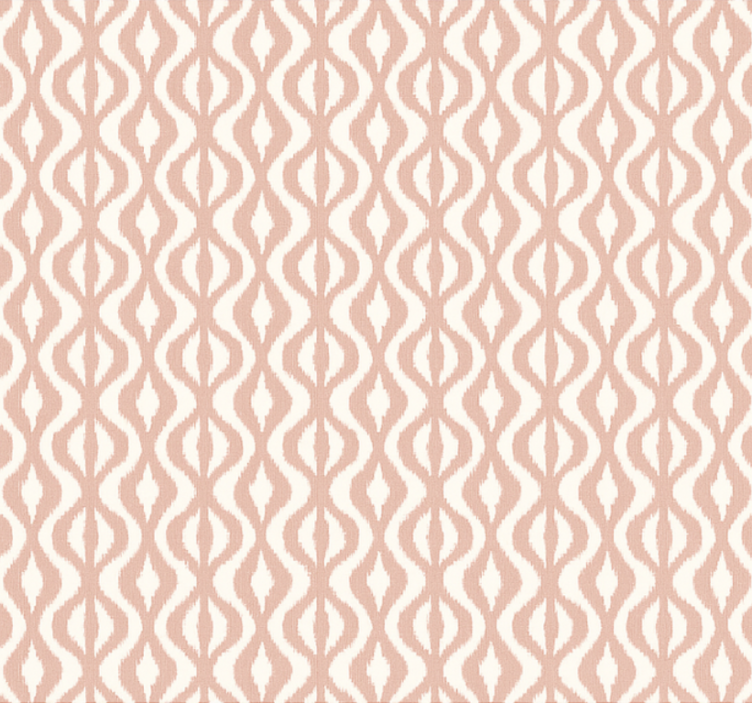 Store enrouleur moderne rose poussière ikat géométrique - TenStickers
