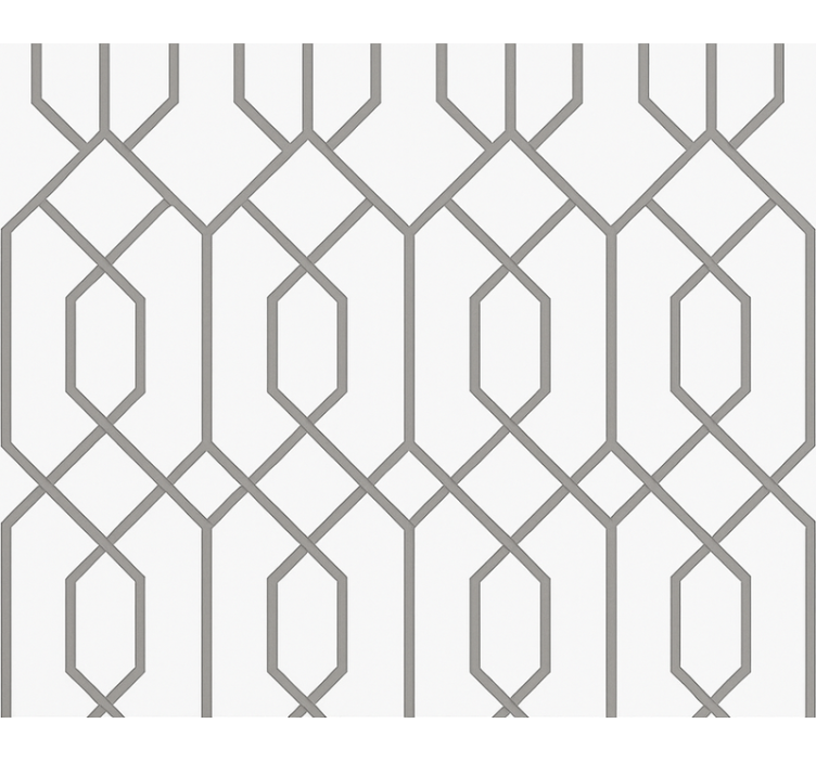 Store enrouleur moderne géométrique gris - TenStickers