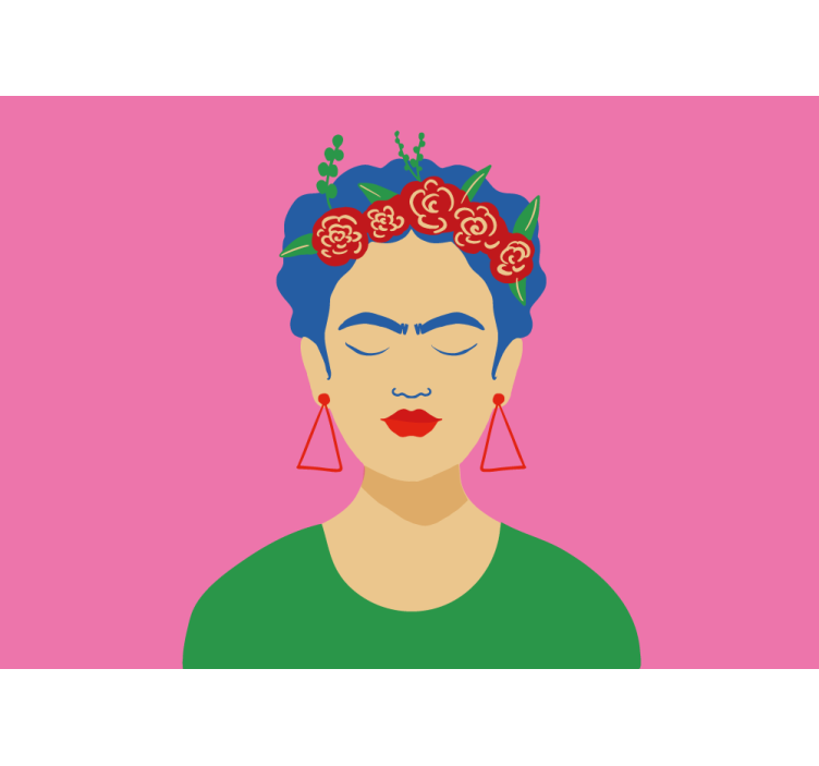 Store enrouleur salon design pop art frida kahlo - TenStickers