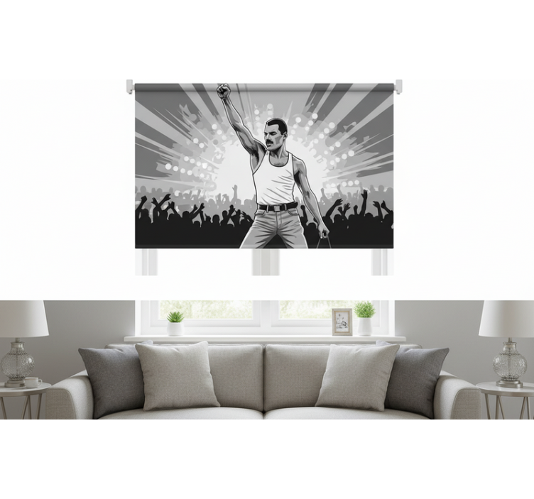Store enrouleur salon freddie à wembley - TenStickers